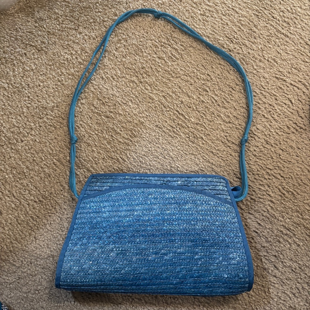 Blue Crossbody Bag